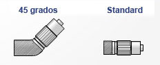 angulo del conector